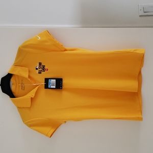 Nike yellow golf shirt M new collectible